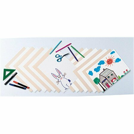 EASY-TO-ORGANIZE Tagboard Med White 9X12 100Shts - White - 9x12 EA3486859